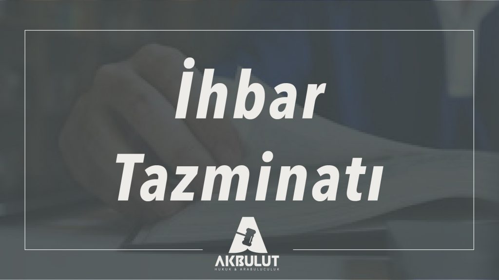 İhbar Tazminatı